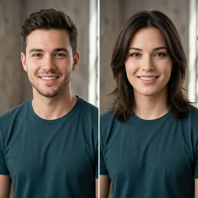 "Vintage photo face swap"