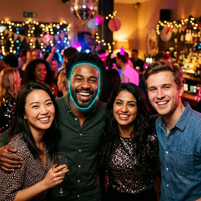 "Movie poster face replacement"