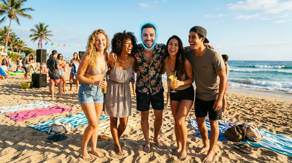 Group Photo Face Swap